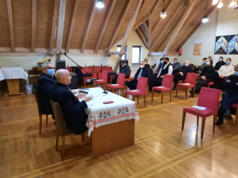 Kančevci - srečanje duhovnikov z nuncijem